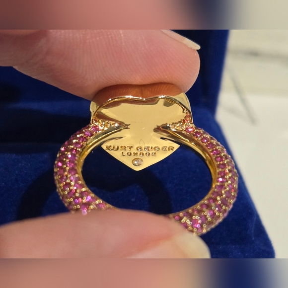 Kurt Geiger Multicolor Heart Ring - Picture 4 of 9